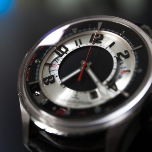 The deep and detailed dial of the AMVOX2 Chronograph
