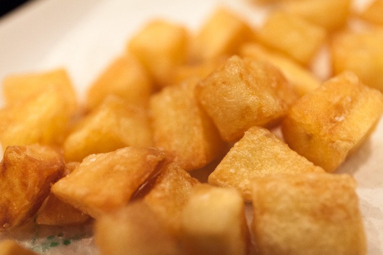Triple cooked potato fries